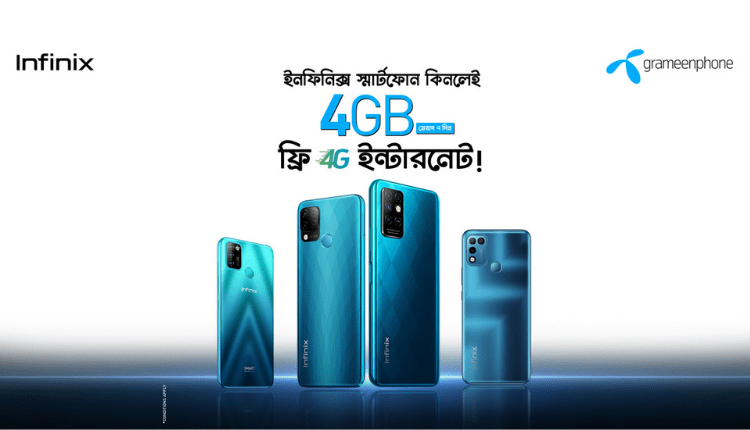 Infinix Announces Grameenphone Internet Bundle Offer with Any 4G Handsets-Markedium