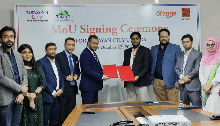 Banglalink Signs Mou With Rupayan City-Markedium