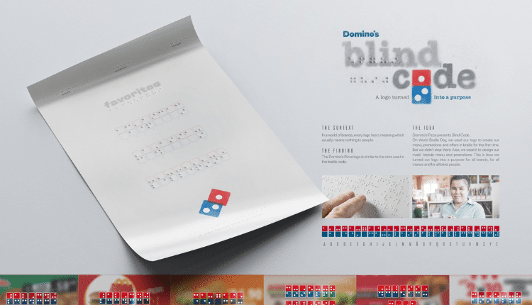 Domino's Blind Code: A Logo Turned Into A Purpose-Markedium