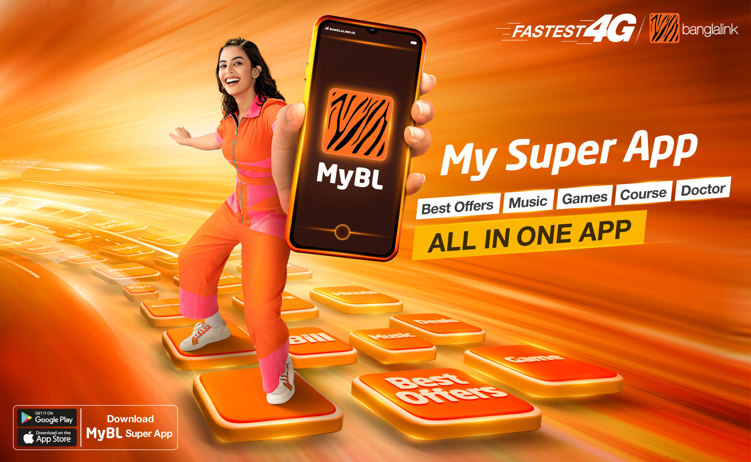 Banglalink has taken a leap forward in its digital services portfolio with the relaunch of its popular app, MyBL, as the first-ever telco super app in Bangladesh-Markedium