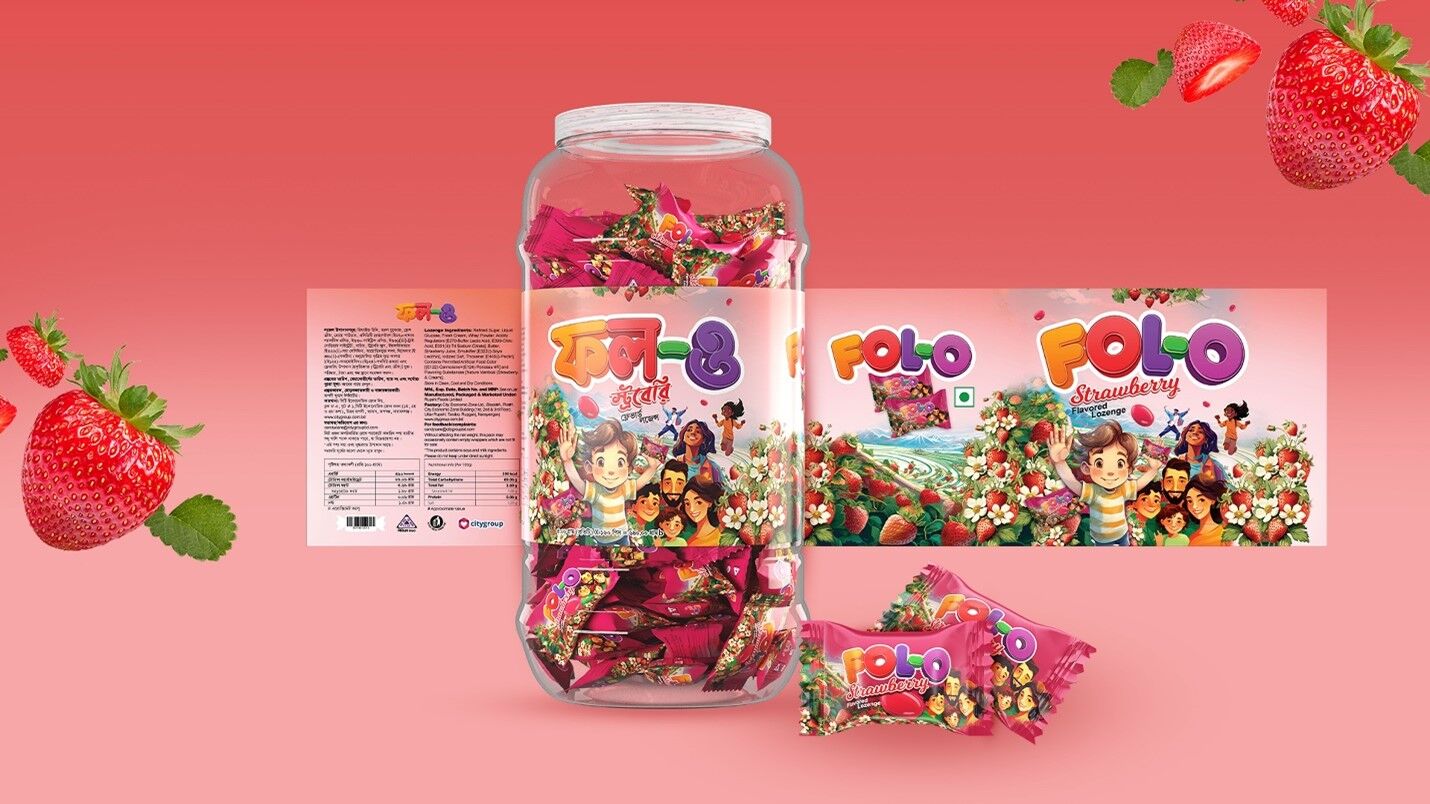 City Group's Fol-O Strawberry Candy Sets A Sweet Benchmark With AI-Designed Packaging Debut-Markedium