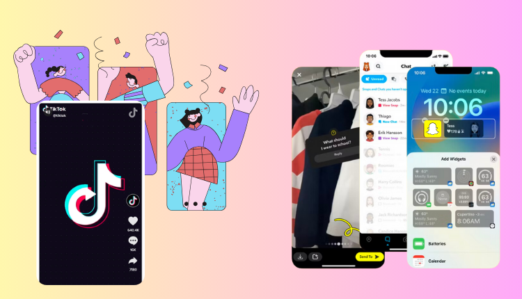 TikTok Surges with Teens Snapchat Remains Essential