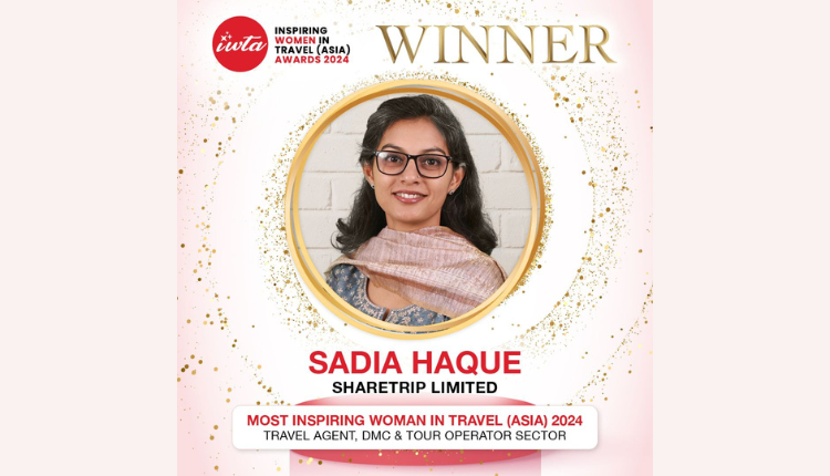 Sadia Haque Wins "Most Inspiring Woman in Asia" Award 2024-Markedium
