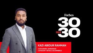 British-Bangladeshi, Kazi Abidur Rahman, Recognized in Forbes’ 30 Under 30 List