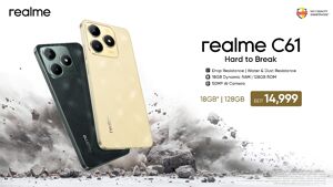 Realme C61 Launches With ‘Hard To Break’ Durability