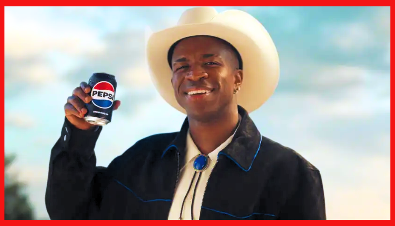 Vinícius Channels Cowboy Charm in Daring New Pepsi Ad - Markedium